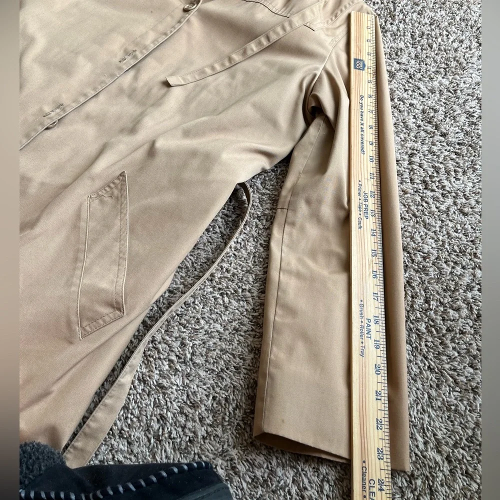 London Fog Classic Tan Maincoat Size 16M - Picture 7 of 11